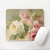 ヴィンテージのビクトリア時代の人のばら色の水彩画 マウスパッド (マウス)
