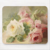 ヴィンテージのビクトリア時代の人のばら色の水彩画 マウスパッド (正面)