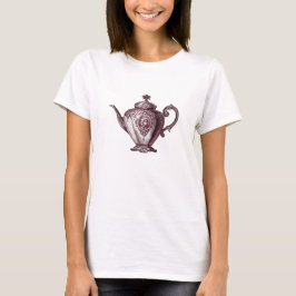 ヴィンテージのビクトリア時代の人のティーポット Tシャツ
