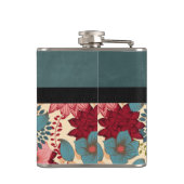 ヴィンテージのビクトリア時代の人の花 フラスク (裏面)