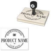 ヴィンテージのビジネスロゴカスタム ラバースタンプ (押印)