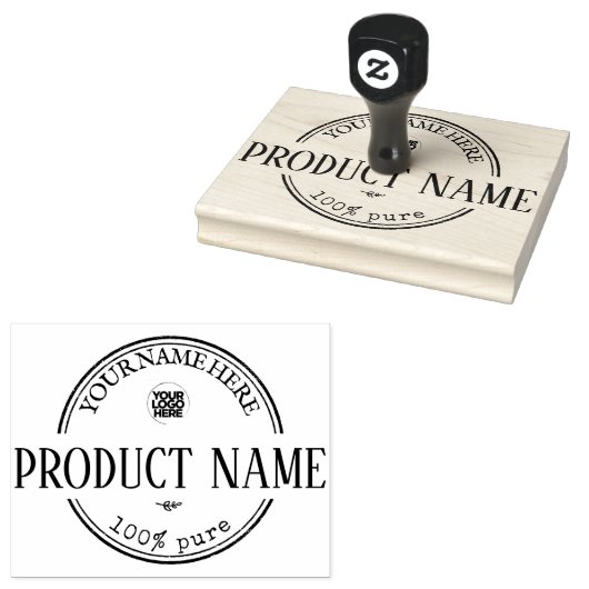 ヴィンテージのビジネスロゴカスタム ラバースタンプ (押印)