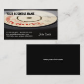 ヴィンテージのビニールの名刺 名刺 (正面/裏面)