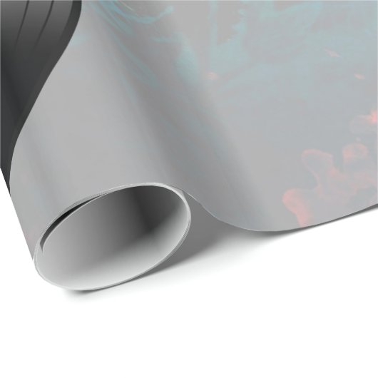 ヴィンテージのビニール音楽記録ナイトクラブかダンスファン ラッピングペーパー (ロールコーナー)