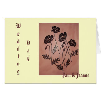 ヴィンテージのビロードのケシ