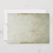 ヴィンテージのビーチ結婚式の保存日付カード セーブザデート (裏面)