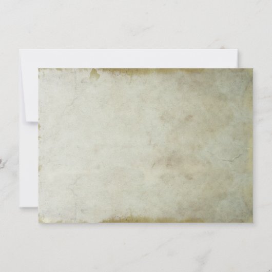 ヴィンテージのビーチ結婚式の保存日付カード セーブザデート (裏面)