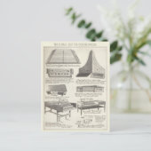 ヴィンテージのピアノのチャートとその先駆け ポストカード (スタンド正面)