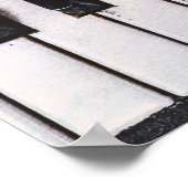 ヴィンテージのピアノポスター家具のデコペ紙 ポスター (角)