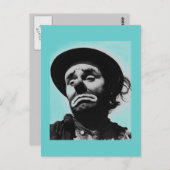 ヴィンテージのピエロのポストカード ポストカード (正面/裏面)