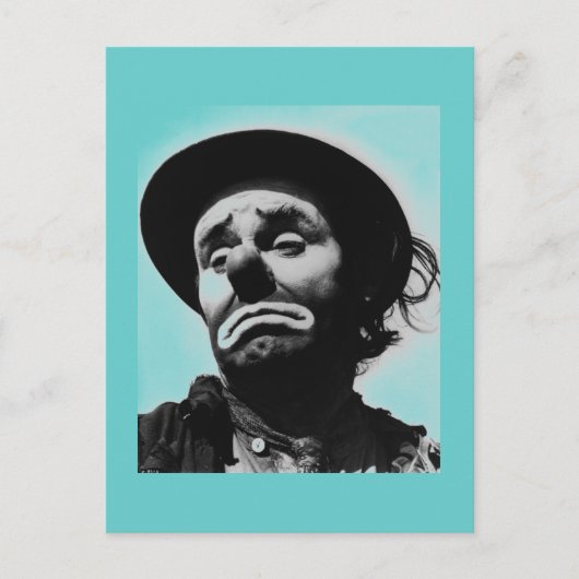 ヴィンテージのピエロのポストカード ポストカード (正面)