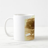 ヴィンテージのピクニック コーヒーマグカップ (左)