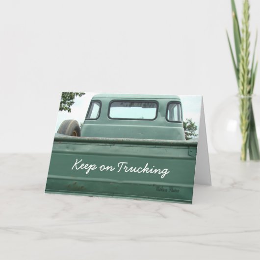 ヴィンテージのピックアップトラック2 - カスタマイズ カード (正面)