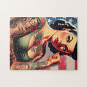 ヴィンテージのピンアップ ジグソーパズル (横)