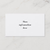 ヴィンテージのピンクのアジサイのフランスのな短命なものビジネスカリフォルニア 名刺 (裏面)