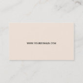 ヴィンテージのピンクのバラおよびロビンの結婚式ビジネス 名刺 (裏面)