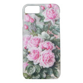 ヴィンテージのピンクのバラの花束 Case-Mate iPhoneケース (裏面)