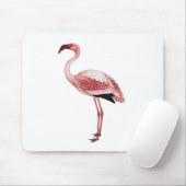 ヴィンテージのピンクのフラミンゴの絵画 マウスパッド (マウス)