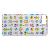 ヴィンテージのピンクのラベンダーのかわいくおもしろいなフクロウの花柄 Case-Mate iPhoneケース (裏面(横))