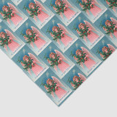 ヴィンテージのピンクの天使の休日のパーティのティッシュ 薄葉紙 (詳細)