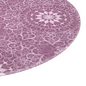 ヴィンテージのピンクパターン カッティングボード (角)