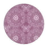 ヴィンテージのピンクパターン カッティングボード (正面)