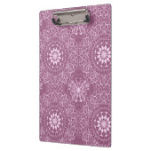 ヴィンテージのピンクパターン クリップボード (左)