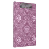 ヴィンテージのピンクパターン クリップボード (右)