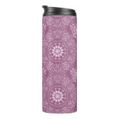 ヴィンテージのピンクパターン タンブラー (回転右)