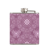 ヴィンテージのピンクパターン フラスク (裏面)