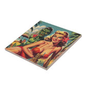 ヴィンテージのピン留め タイル (側面)