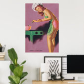 ヴィンテージのピン留め ポスター (ホームオフィス)