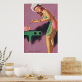 ヴィンテージのピン留め ポスター (キッチン)