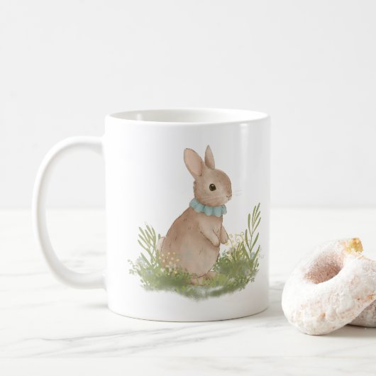 ヴィンテージのピーターのウサギ花コーヒーマグ コーヒーマグカップ (ドーナツ)