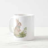 ヴィンテージのピーターのウサギ花コーヒーマグ コーヒーマグカップ (正面左)