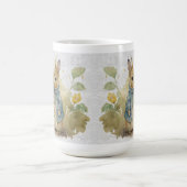 ヴィンテージのピーターのウサギ花コーヒーマグ コーヒーマグカップ (中央)