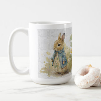 ヴィンテージのピーターのウサギ花コーヒーマグ コーヒーマグカップ