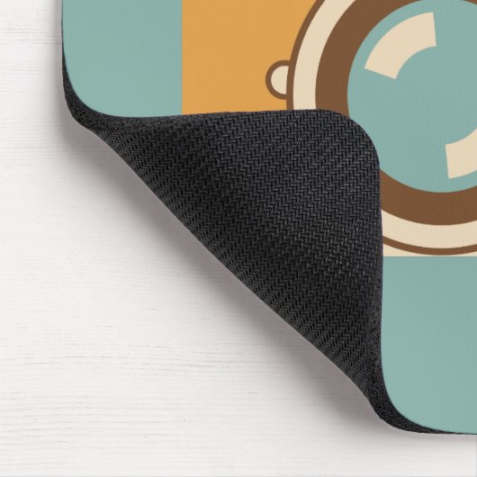 ヴィンテージのファインダーのフィルムのカメラのアナログのスタイル マウスパッド (コーナー)