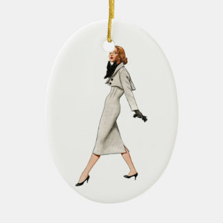 ヴィンテージのファッションのイメージのオーナメント セラミックオーナメント