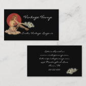 ヴィンテージのファッションのランジェリーの名刺 名刺 (正面/裏面)