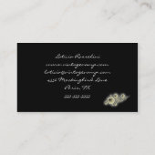 ヴィンテージのファッションのランジェリーの名刺 名刺 (裏面)