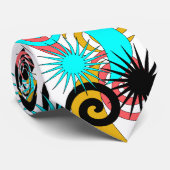 ヴィンテージのファッションのレトロの原子スターバストの銀河系のタイ ネクタイ (ロール)