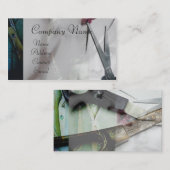 ヴィンテージのファッションビジネスカードを切ります 名刺 (正面/裏面)