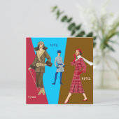 ヴィンテージのファッション・ショーの招待状 招待状 (スタンド正面)