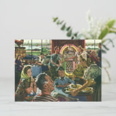 ヴィンテージのファミリーディナーとジュークボックス (スタンド正面)