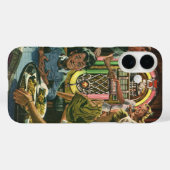 ヴィンテージのファミリーディナーとジュークボックス Case-Mate iPhoneケース (裏面 (横))