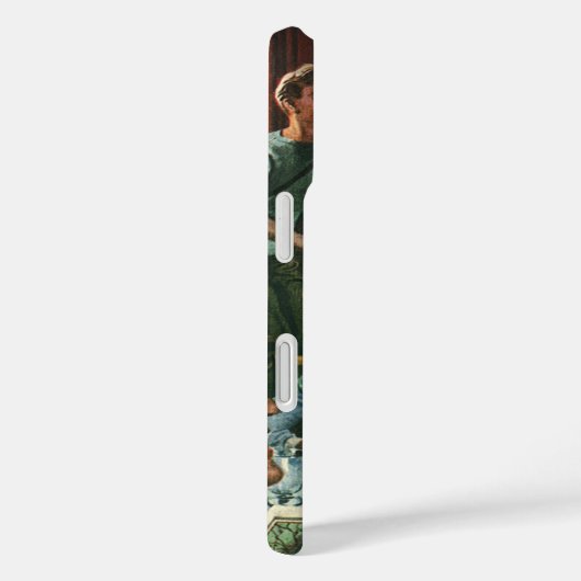 ヴィンテージのファミリーディナーとジュークボックス Case-Mate iPhoneケース (裏面 / 右)