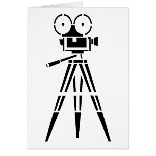 ヴィンテージのフィルムの映画のセットのカメラ