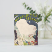 ヴィンテージのフィルム映画神秘的な島の航海のな海 ポストカード (スタンド正面)