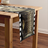 ヴィンテージのフィルム ショートテーブルランナー (インサイチュ)